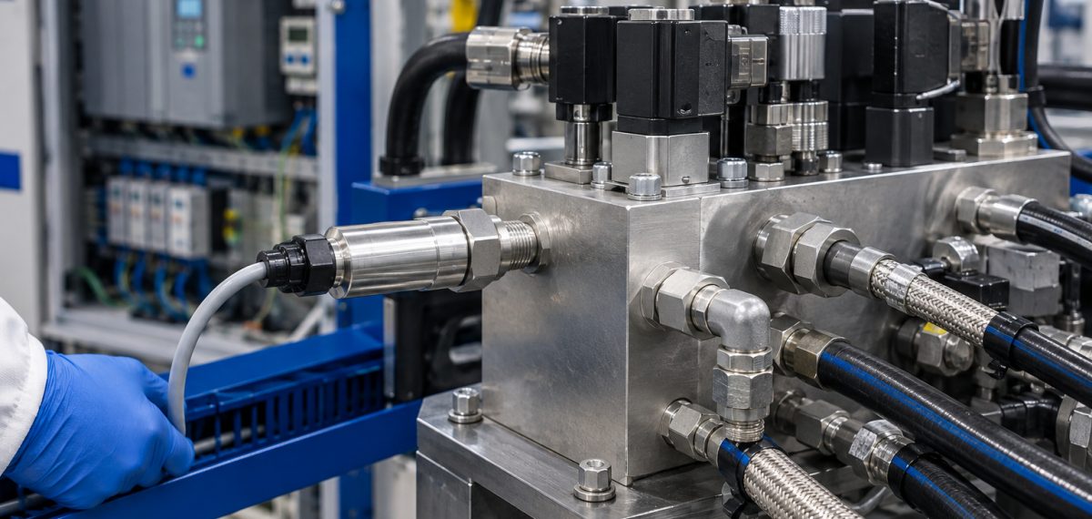 Transmissores e sensores de pressão para automação industrial e fabricantes de máquinas