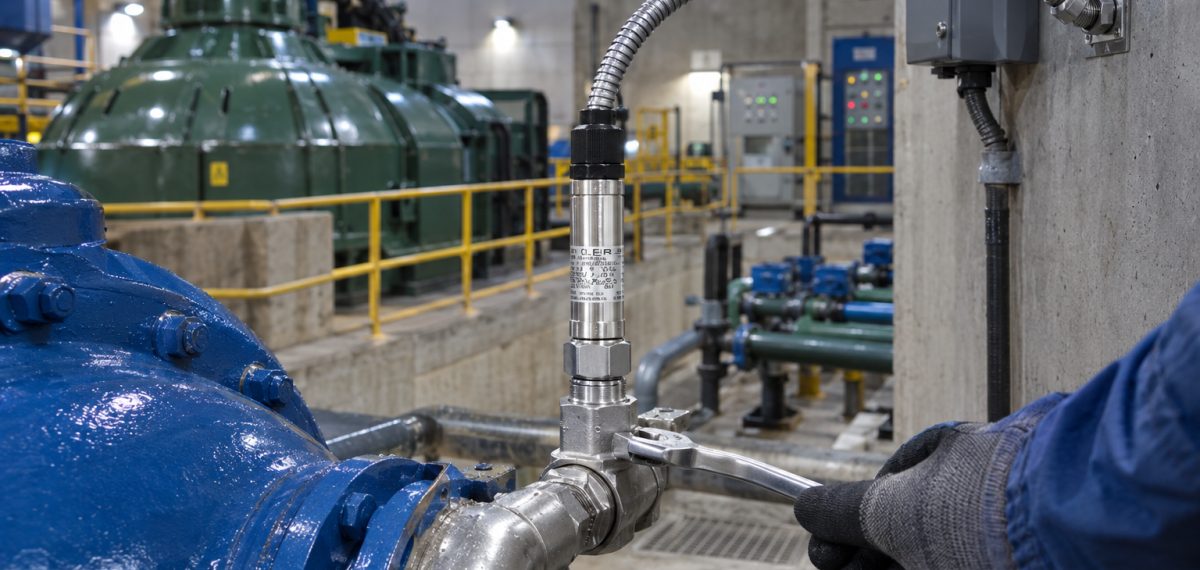 Medição de pressão e nível no setor de energia: transmissores, sondas e data loggers para usinas